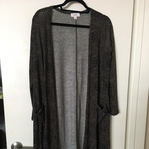 Never worn Luluroe Sarah cardigan